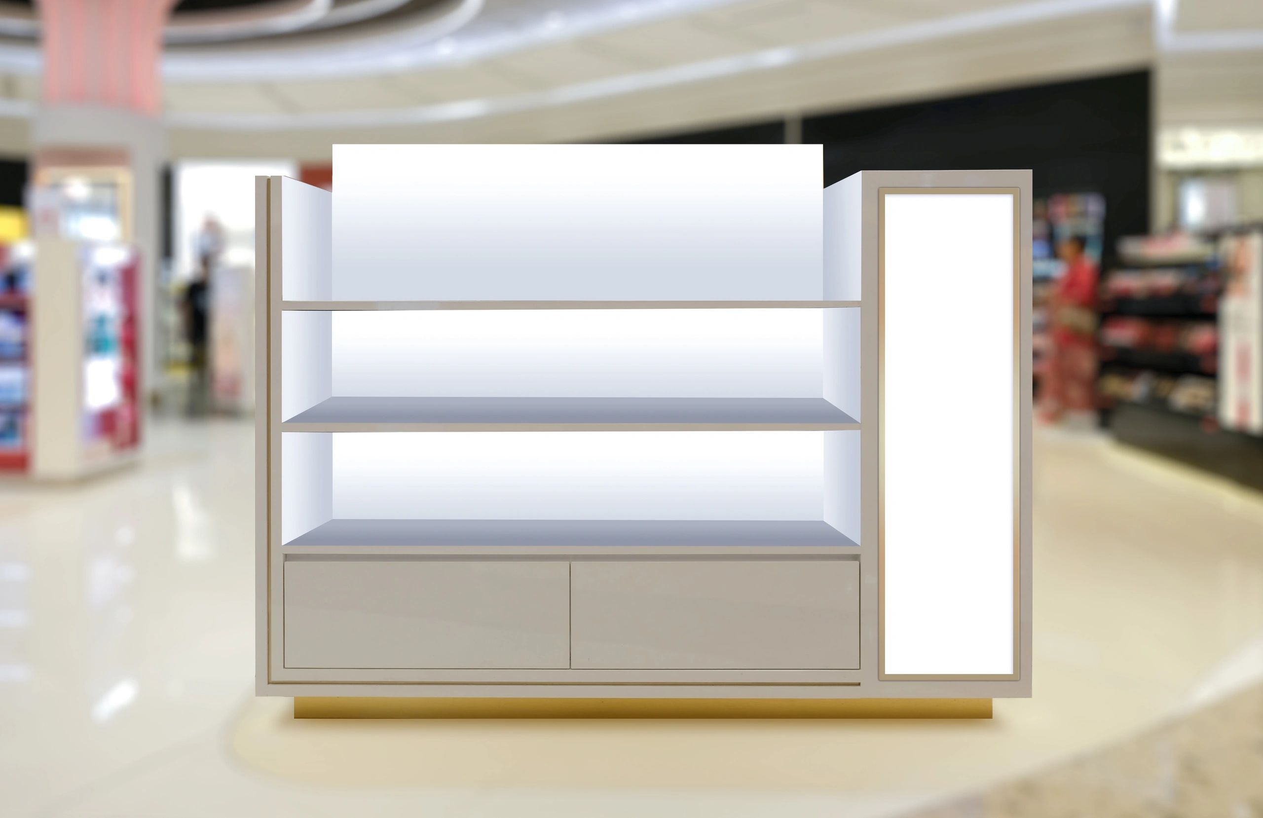 Retail environment with checkout display