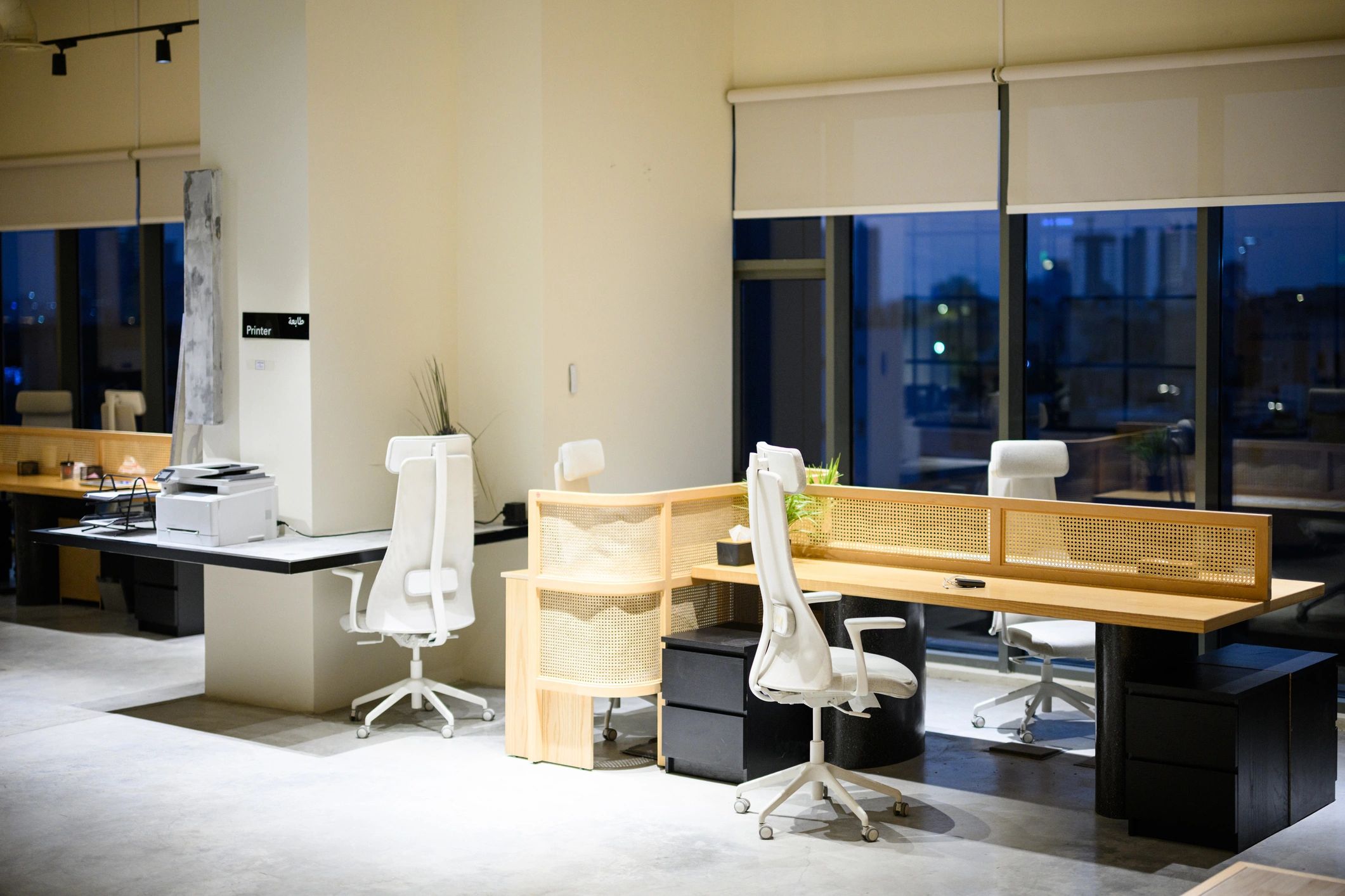 Modern office workspace for Lapcelle Egypt contact page