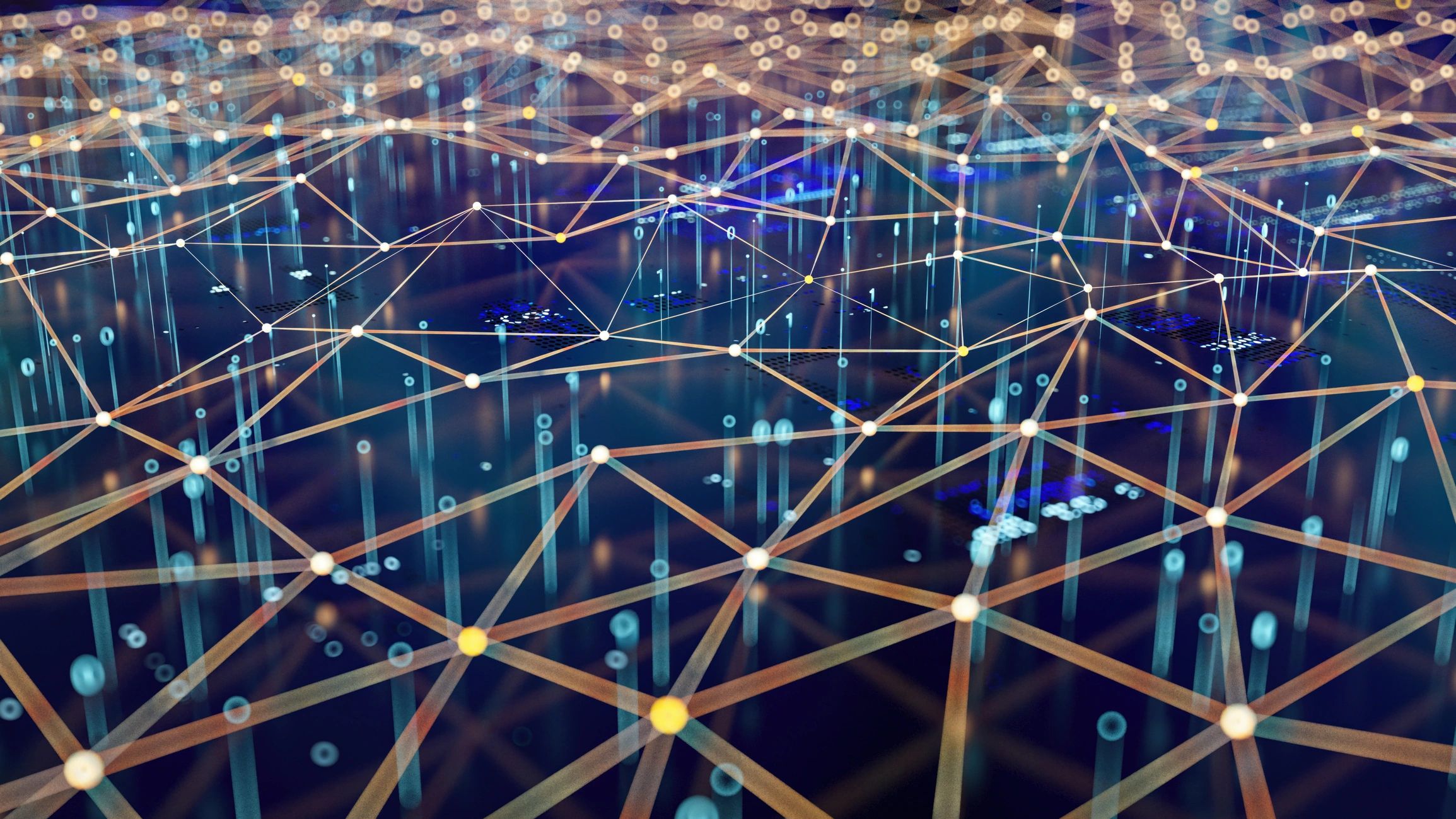 Abstract data network visualization